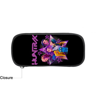 跨境新品Huntrix Kpop印花周边软笔袋猎魔女团中小学生铅笔文具盒|undefined