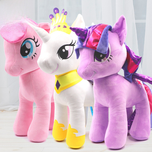 My Little Pony Children's Plush Piggy Bag Toy Girl Sleeping Sofa Cartoon Throw Pillow Cushion Birthday Gift