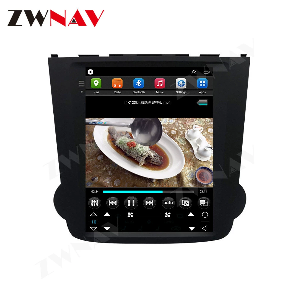 Подходит для Android 11 Honda CRV 2006-2012 Центральная панель навигации встроенный 4G Carplay полный сетевой доступ