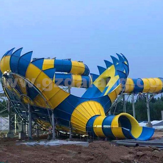 Guangdong Dalang Large-Scale Water Park Construction and Installation Services, Large Water Slides, Devil Fish Slides