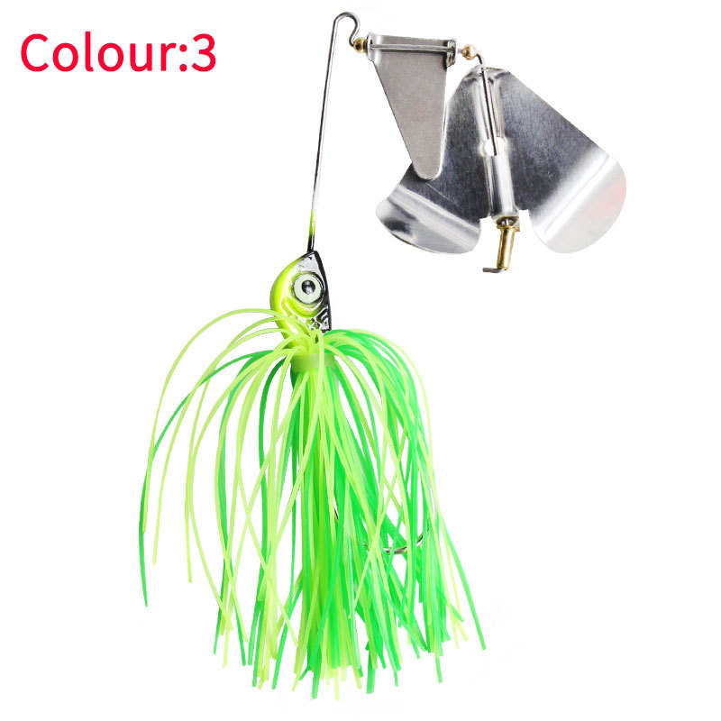 Flutter Buzzbait Lure Spinner Baits Fresh Water Bass Swimbait Tackle Gear