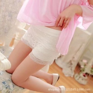 New Safety Pants to Prevent Exposure for Women, Summer Lace Safety Multi-Layered Cake Shorts That Can Be Worn Inside and Outside