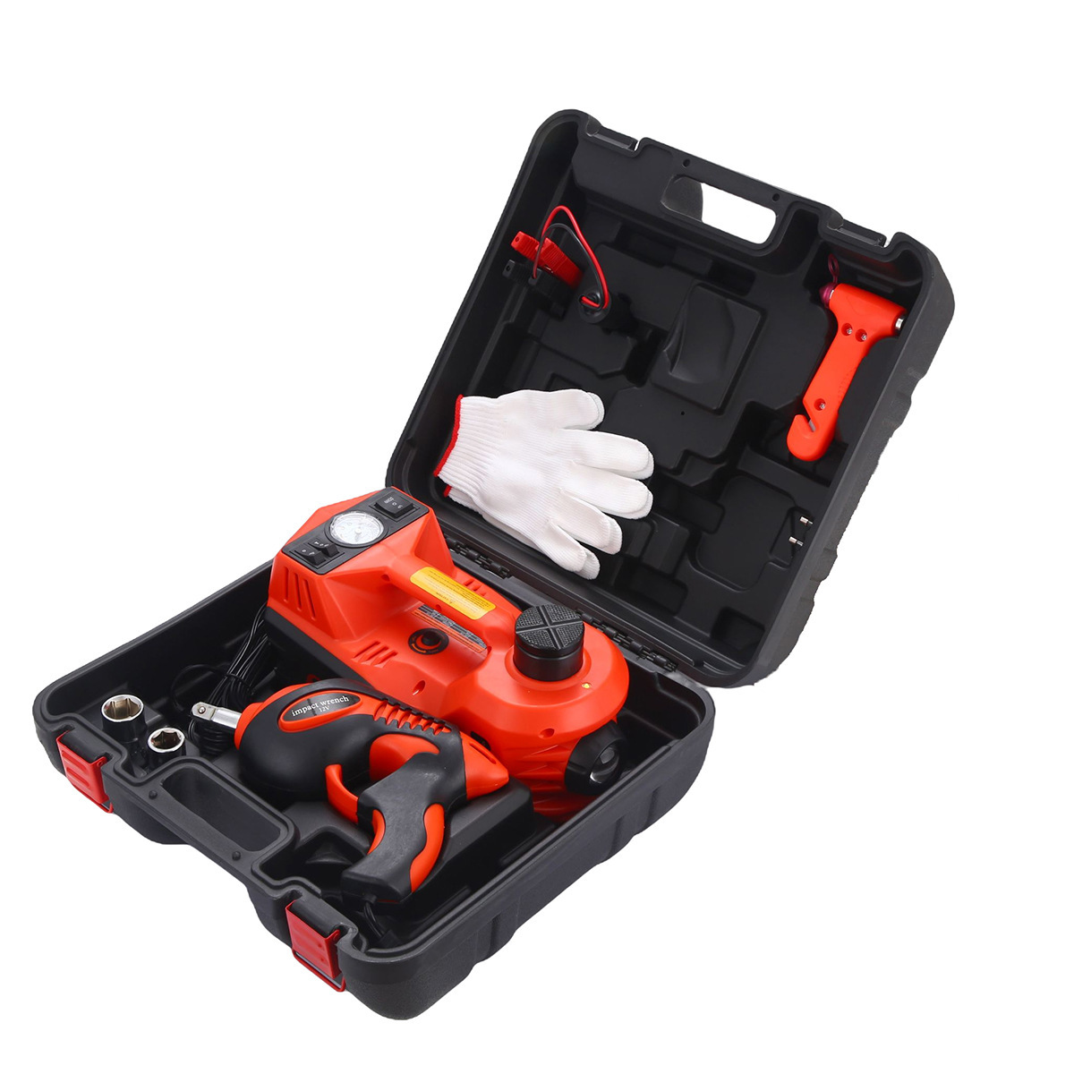0kg Electric 5t Multifunctional Car Jack 12V In-Car Hydraulic Jack Universal Set for Off-Road Tire Replacement