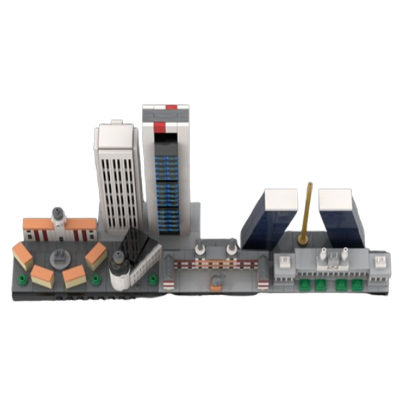 Building Block Cityscape Construction Set For Kids And Adults_voghion.com