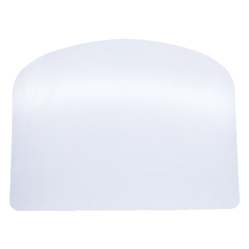 Plastic transparent soft scraper cake cream scraping plate scraping cake scraping batter decorating embryo arc tool