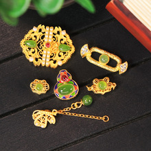 ��Ȼ��������ǶS925�y�24K�ŷ�ɳ�����������朸���diy���