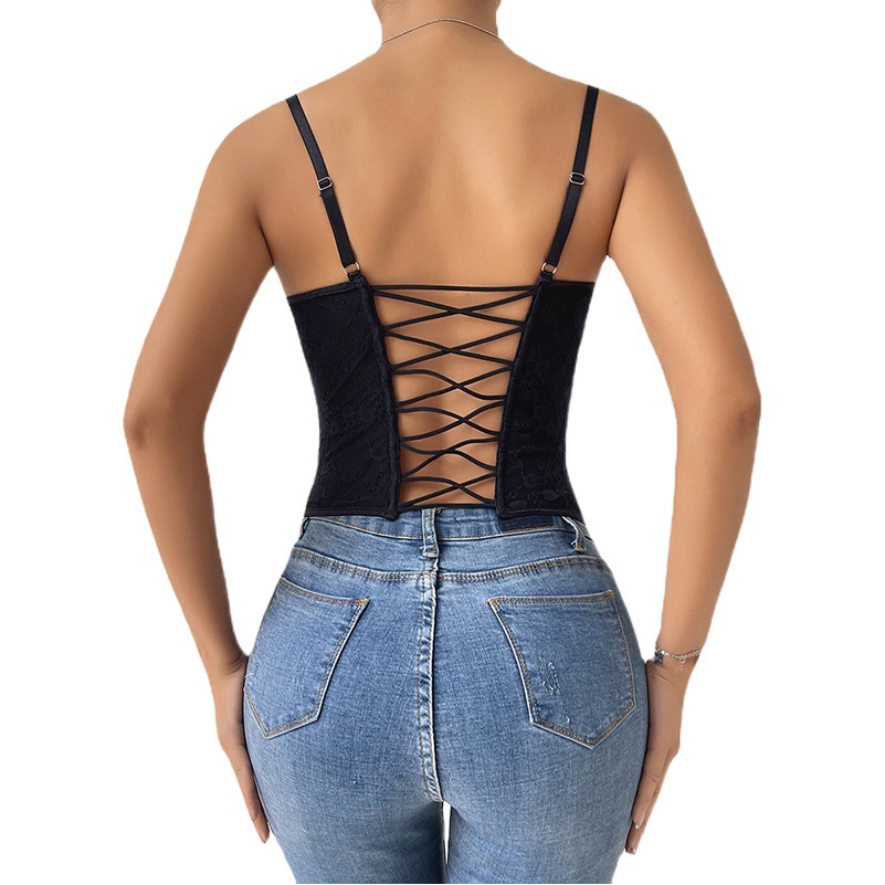Amazon corsé del vientre que forma el corsé vestido de novia corsé de la boda corsé de la cintura se puede usar fuera camisola tubo superior