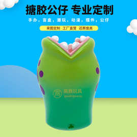 卡通创意迷你盲盒3D立体公仔ABS注塑搪胶公仔 办公室桌面摆件手办