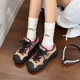 Grape Mom studiole Ugly Cute Color-matching Lace-up Outdoor Hiking Climbing Leisure Fashion Style sneaker Women's New