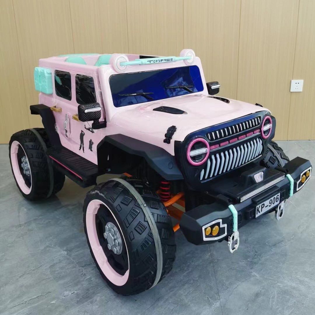 Pink high -profile 390 motor*4 battery Chaowei 12 pays 10 foam wheels soft sitting ordinary shocking ordinary windshield+gift package 115 yuan