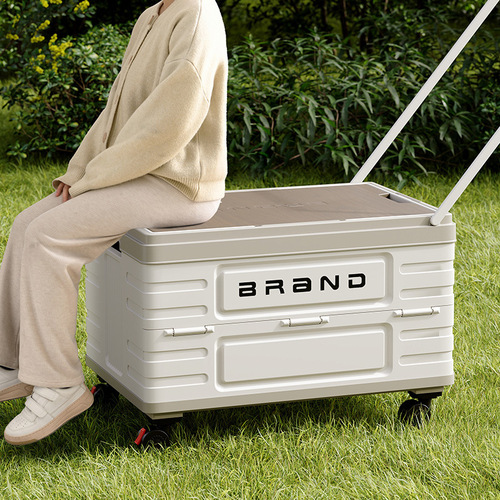 Storage Box Outdoor Camping Folding Box Car Backseat Storage Camping Gear Portable Lightweight Storage Car Backseat