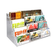 廠家透明亞克力多層階梯拆裝組裝展示架香煙盒安全套櫃台陳列架