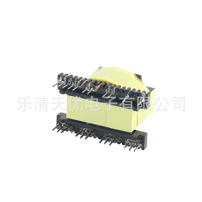 ee型变频器纯铜线圈照明电源变频EE33/18+18型卧式高频变频变压器-阿里巴巴