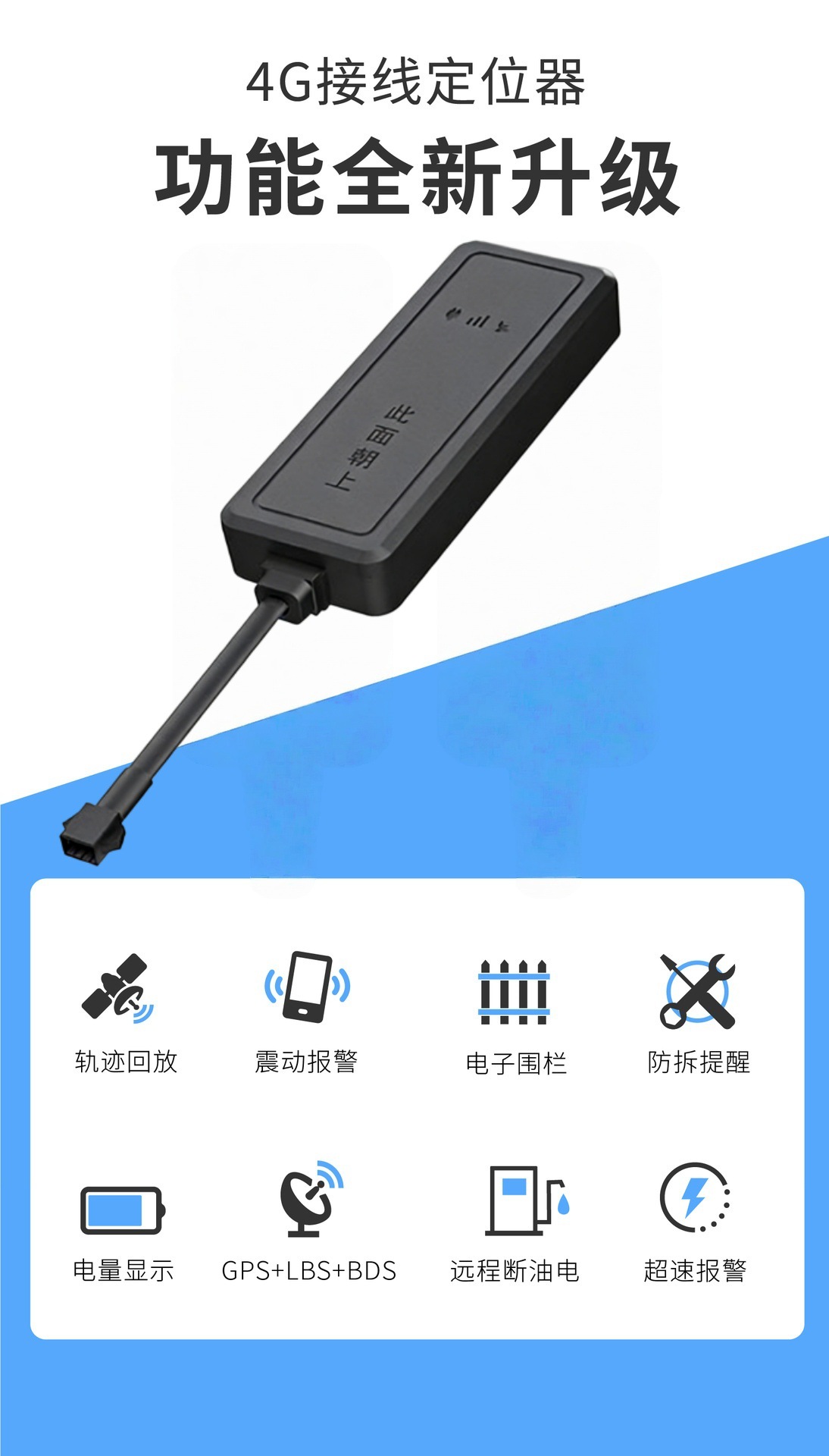 4g Single-Beidu Locator for Government and Enterprise Vehicle Fleet Management, Freight Logistics, and In-Vehicle Beidu Satellite Locator