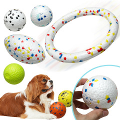 Dog toy ball bite-resistant teething pet toy foam football pet chew toy pet supplies wholesale
