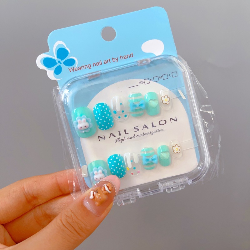 Niños que usan uñas niñas cortas 2025 nuevo estilo de alta sensación pegatinas de uñas no tóxicas y inodoras pegatinas de uñas especiales para niñas