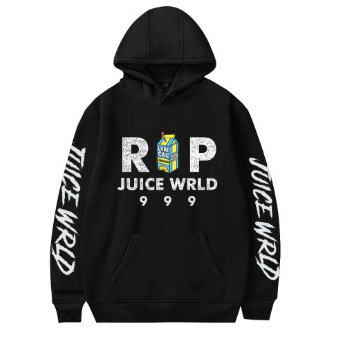 Cross-Border Sports Hip-Hop Singer Juice Wrld Hoodie Couple Loose Trendy Fashion Unisex Sweatshirt