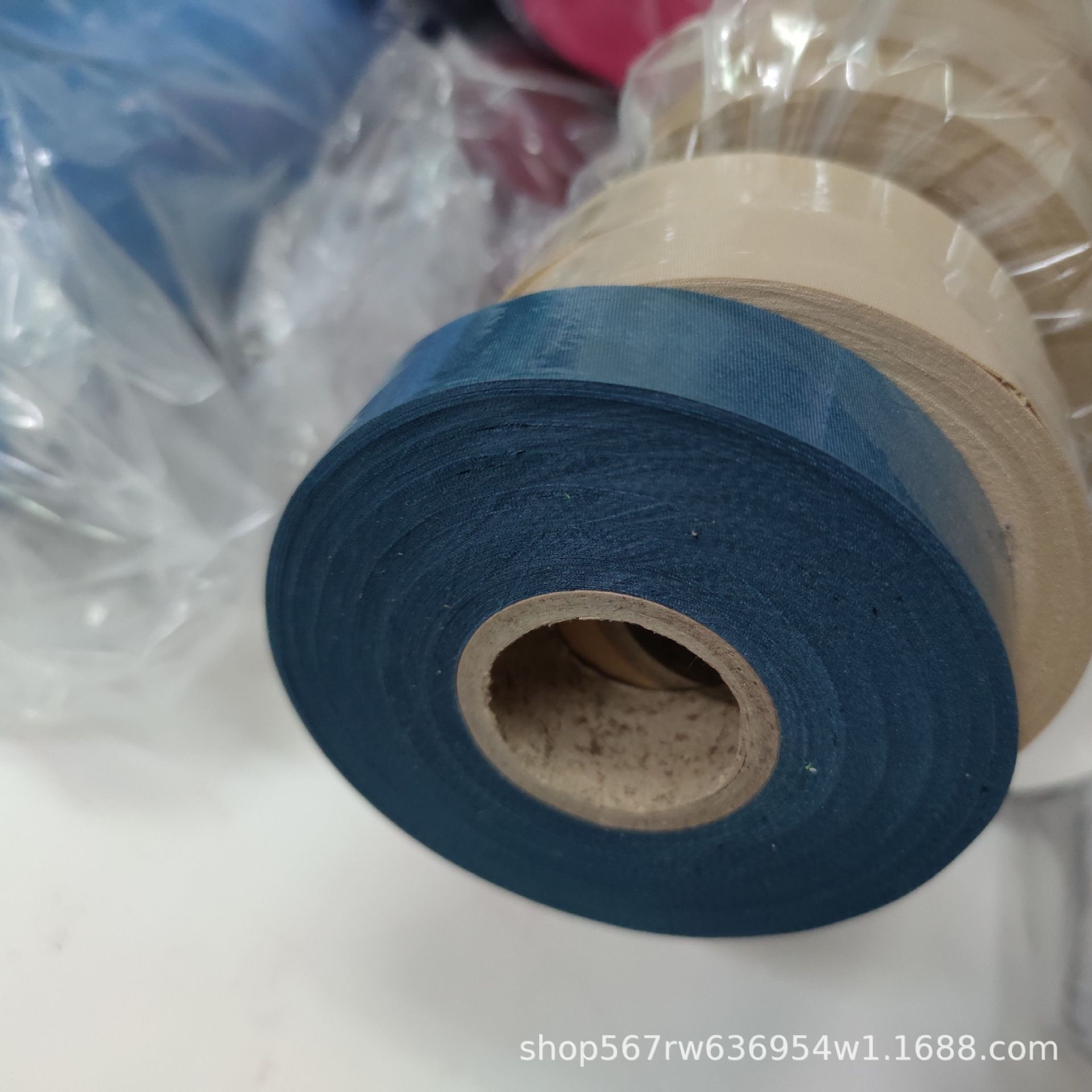 En stock venta al por mayor sarta de poliéster 3,0 cm borde tira de envoltura borde tira de tela con cortina delantal impermeable