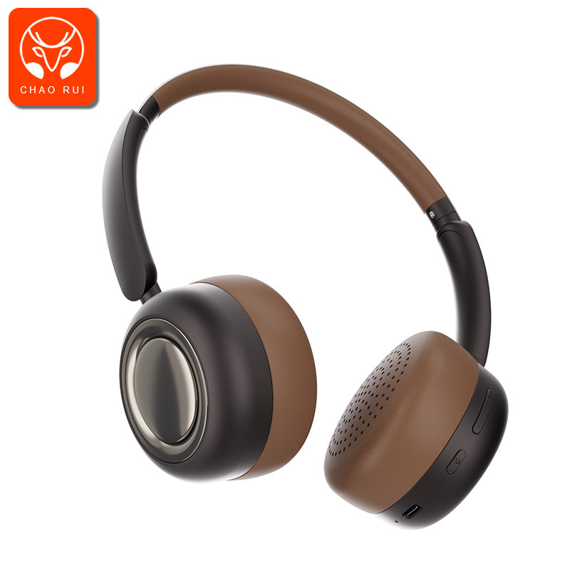 新しい CR-28 クリームスタイル Bluetooth ヘッドセットレトロスタイル学生かわいいコンパクトメタルバイノーラルヘッドセット 6.0|undefined