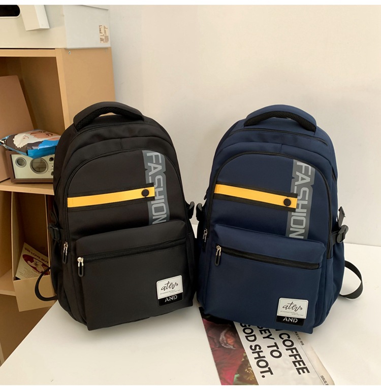 Kids Backpacks New Fashion Trend Backpack Large Capacity Outdoor Leisure Travel Bag Computer Bag Men's Backpack Student Schoolbag_voghion.com