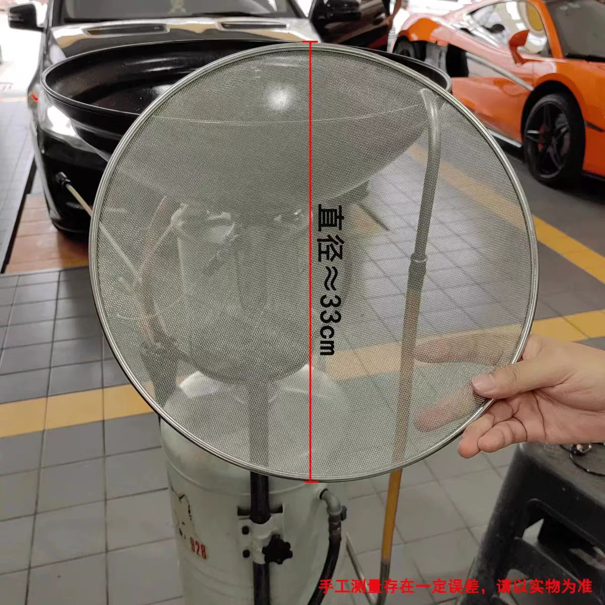 Хит продаж: металлический буферный фильтр для защиты от брызг масла, многоразовый, для обслуживания автомобилей, масляный фильтр.