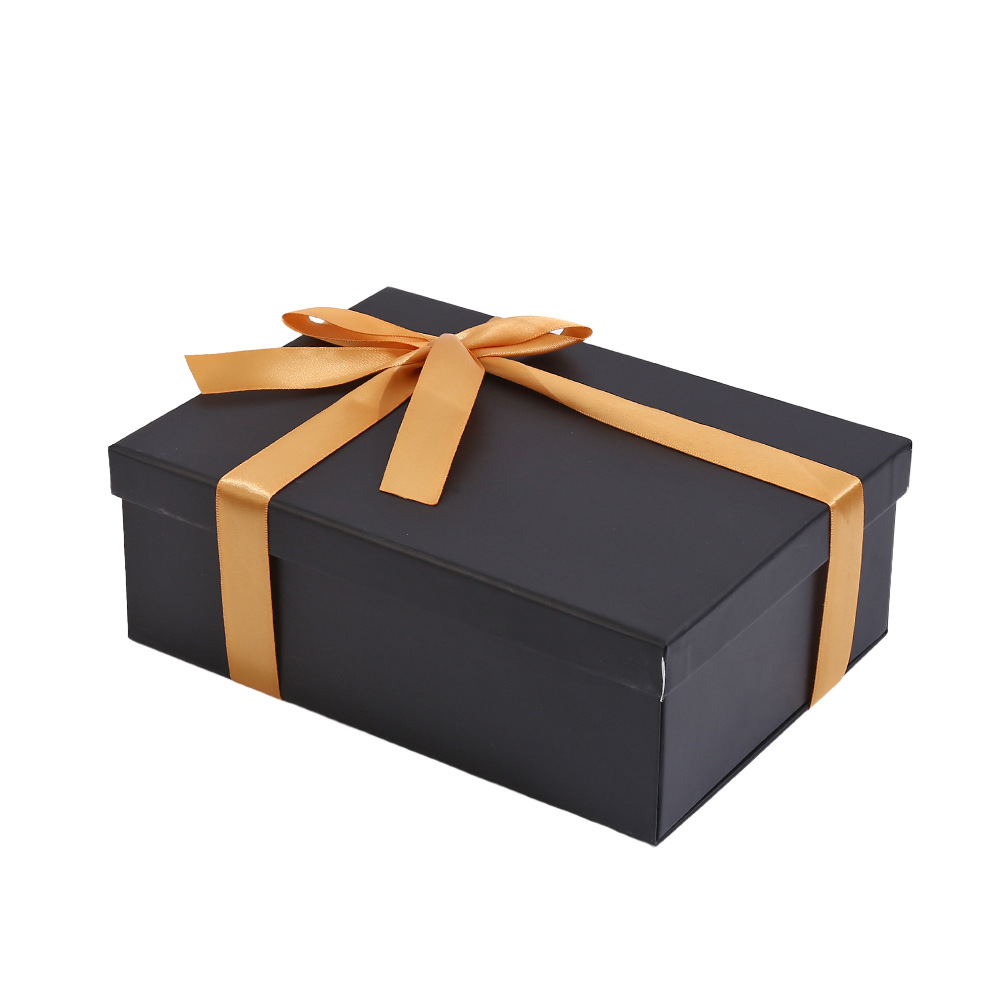 Caja de regalo plegable al por mayor Caja de regalo de la cubierta del cielo y la tierra Caja de embalaje de la cubierta del cielo y la tierra plegable de una pieza Fiesta del arco