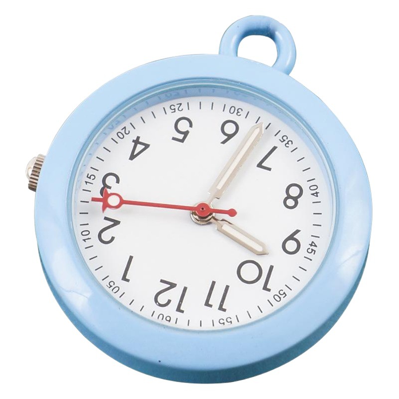 Nuevo reloj de enfermera del fabricante examen de las mujeres reloj de cuarzo lindo reloj colgante de médico estudiante femenina reloj de bolsillo con clip en el pecho