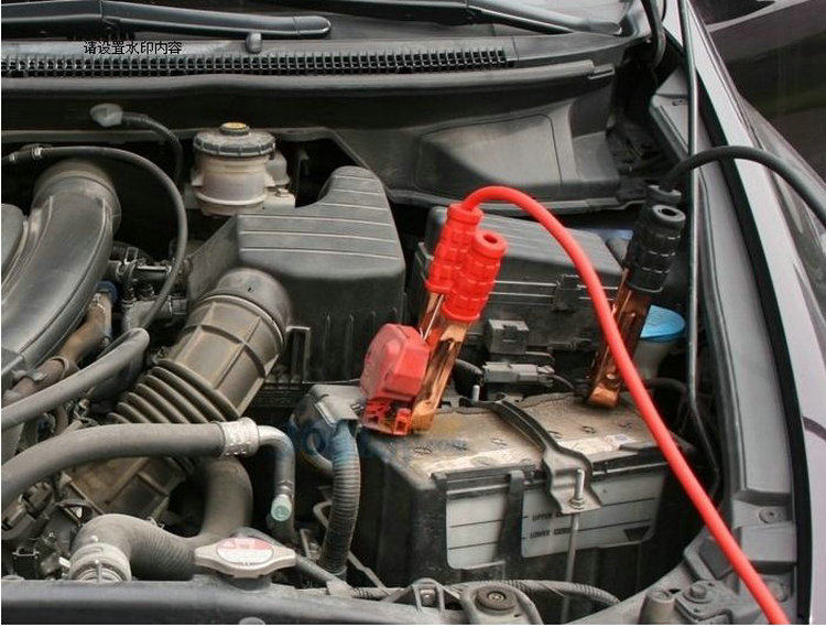 Car fire line battery line pure copper connecting battery cable ignition cable crossing Jianglong clip electric car