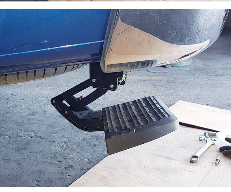 2016-2023 Volkswagen Amarok Pickup Truck Modification Accessories, Rear Folding Step, Thickened Load-Bearing Boarding Step