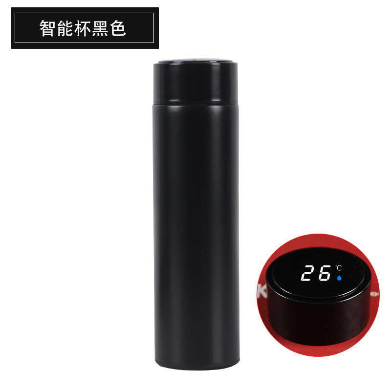 Taza de aislamiento de pantalla inteligente transfronteriza 304 taza de agua para hombres y mujeres al por mayor separación de té logotipo de regalo de alto valor