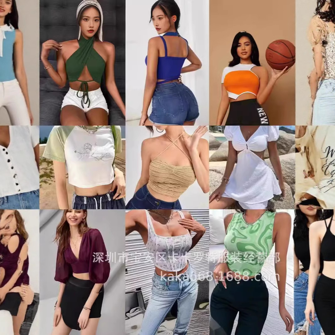 Shein ropa de mujer de comercio exterior marca de moda caliente del sudeste asiático, moda rápida