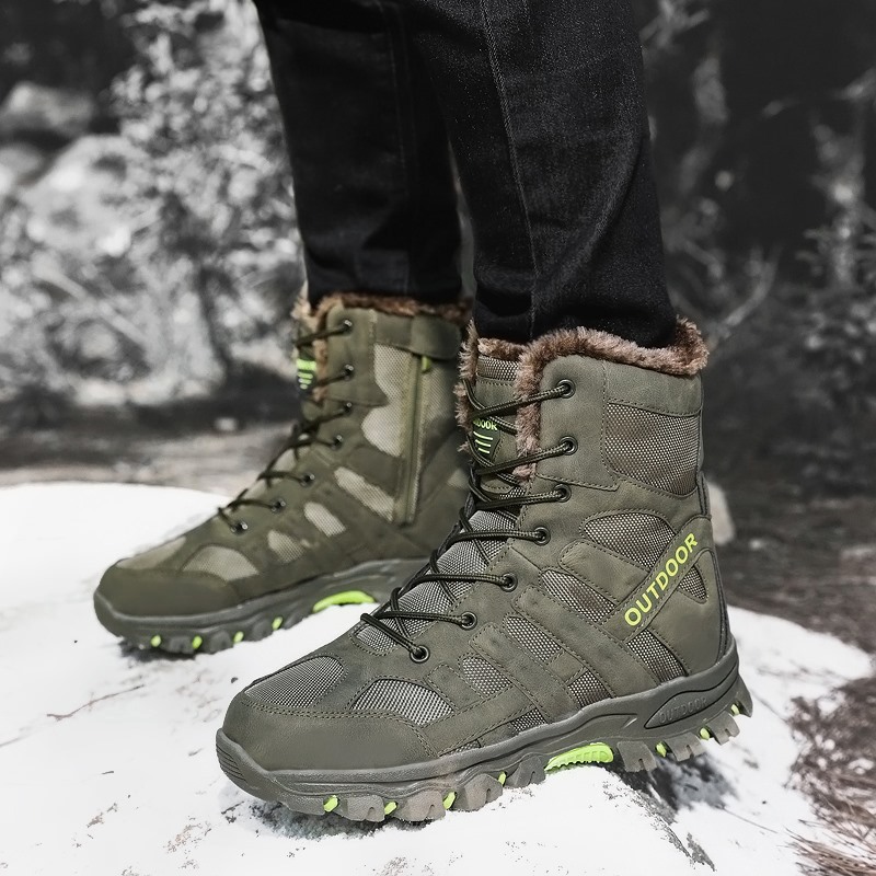 Otoño nuevos zapatos de montaña de alta altura zapatos de agua al aire libre zapatos de montaña de hombre zapatos de montaña botas militares botas de viaje botas de campo