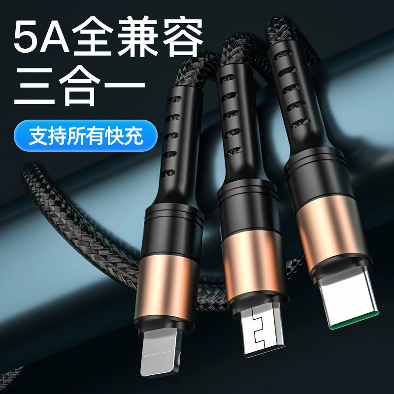 Совместимый с телефонами Huawei, Oppo, Vivo, кабель для зарядки, 5A, 3A, Android
