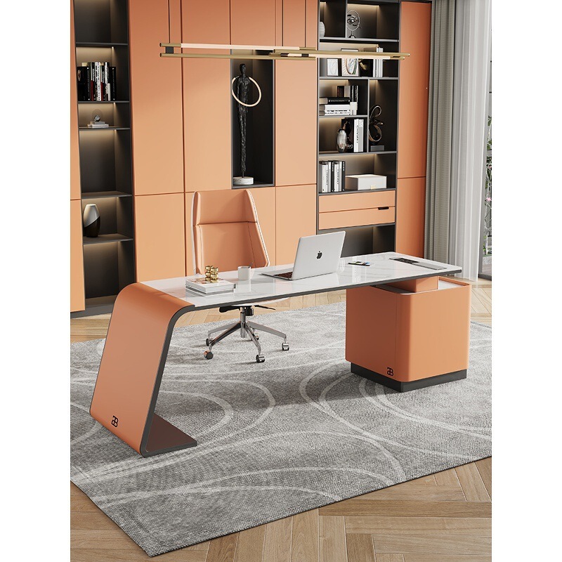 Berg20 Desk Italian Minimalist Executive Desk High-End Desk Chair Slate Computer Desk Modern Corner Desk Berg20 Desk Italian Minimalist Executive Desk High-End Desk Chair Slate Computer Desk Modern Corner Desk