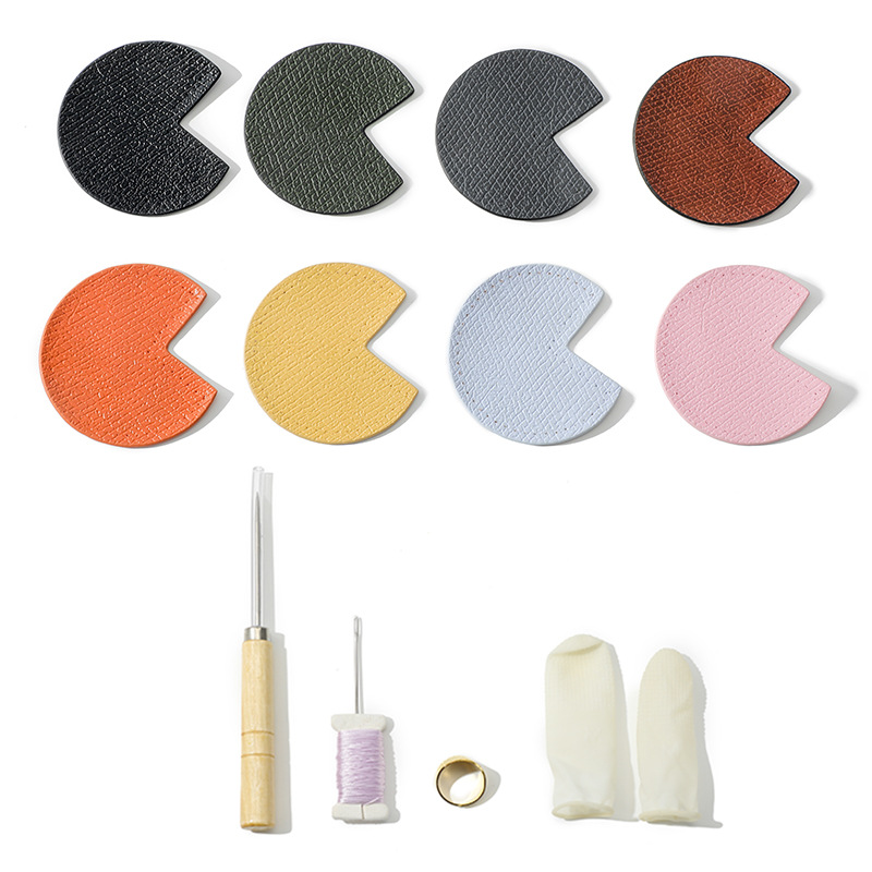 Hot-selling accessories for Longchamp D-66 bag repair, DIY patchwork crochet corner protectors, genuine leather bottom, 7cm trim.