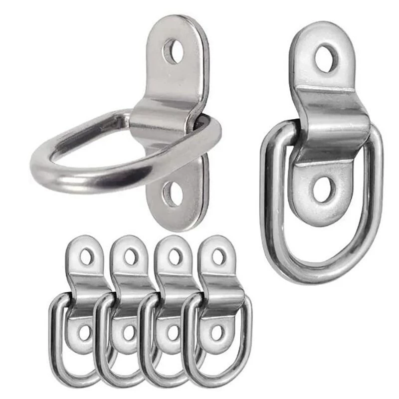 Контейнерное кольцо для вытягкивного крючка для пола небольшое кольцо для натяжки D-образное кольцо для крепления полукруглой пряжки