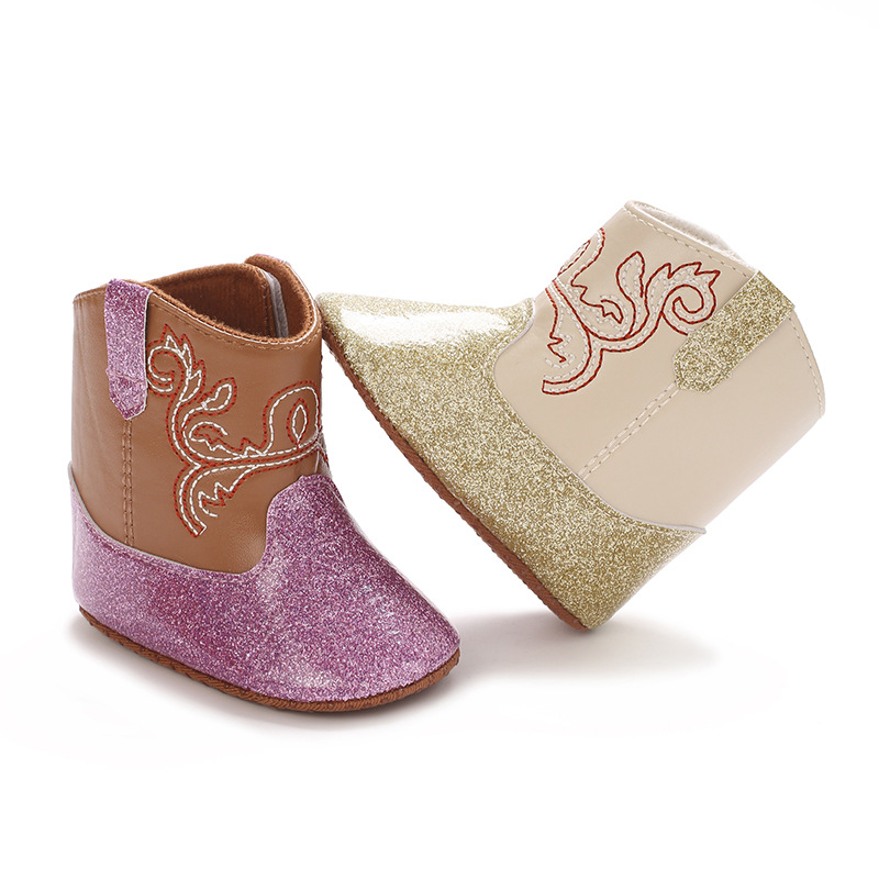 Cute and comfortable baby girl boots 0-1 years old baby boots soft…