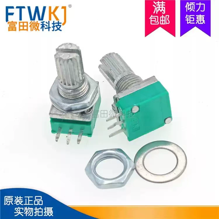 Трехногий RK097N однопозиционный потенциометр B 5K/10K/20K/50K/100K/стерео/потенциометр мощности