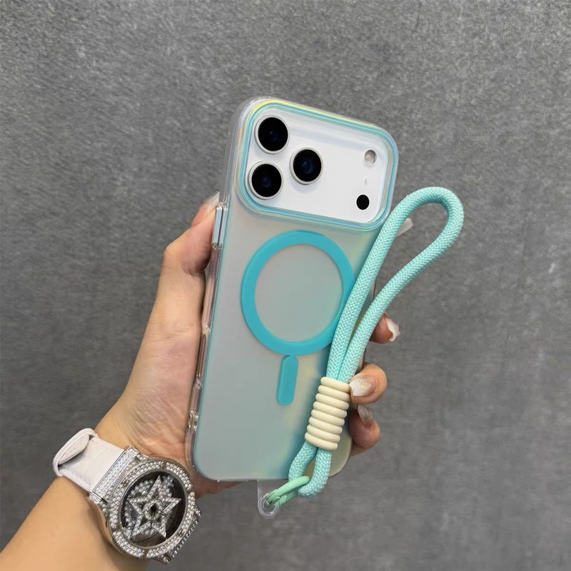 iPhone17promax手机壳炫彩极光变色龙磁吸适用苹果16高级感简约新|undefined
