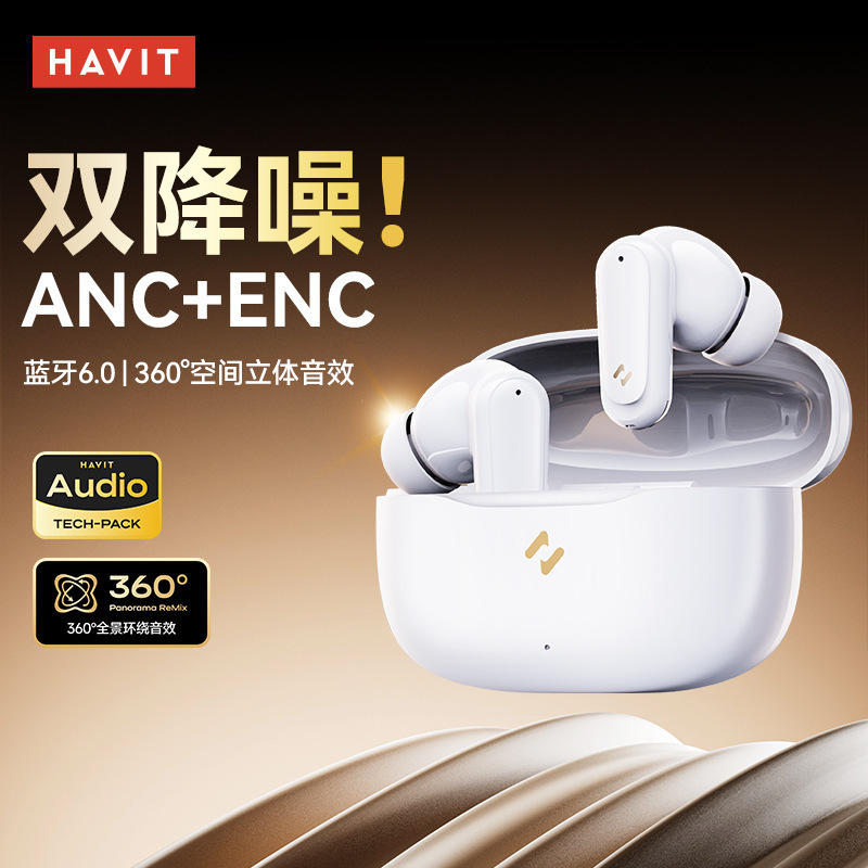 Hewitt Buds Noise Reduction Bluetooth Headset New In-Ear Bluetooth 6.0 Long Battery Life Wireless Headset