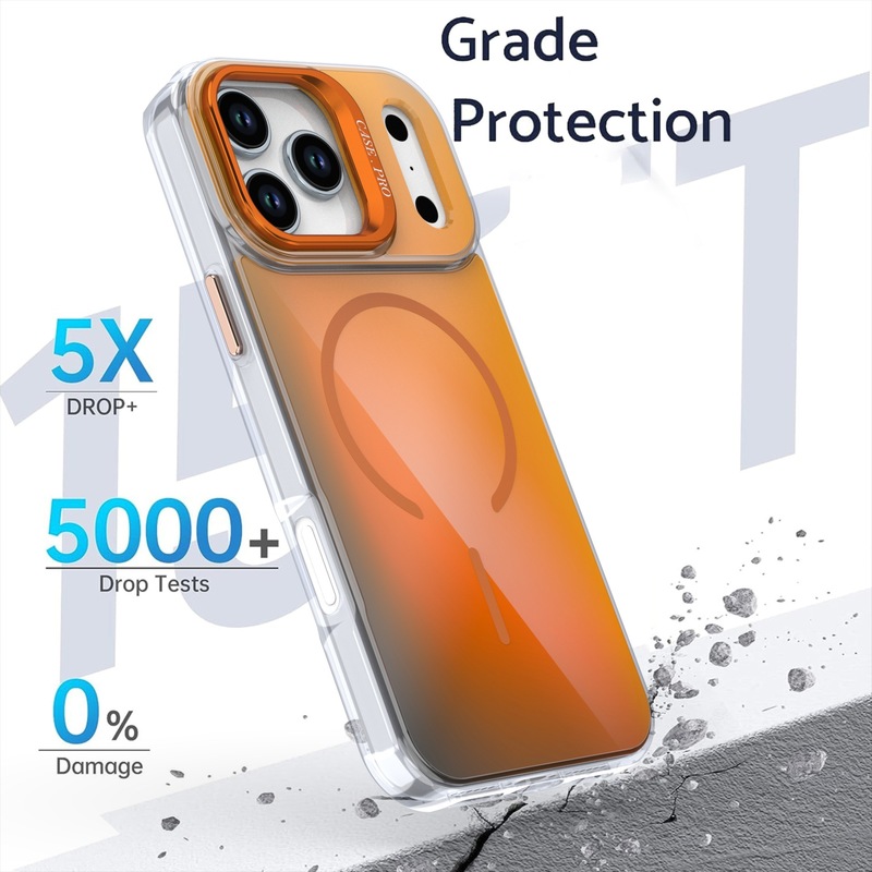 变色龙磁吸适用苹果17promax肤感手机壳iPhone16Pro镜头支架保护|undefined