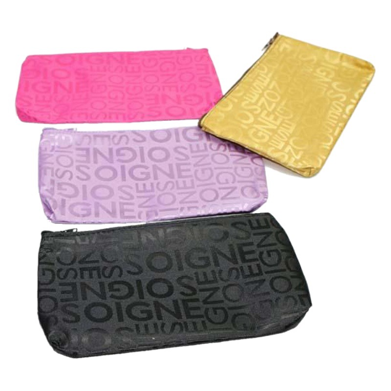 Bolsa de Maquillaje Creativa con Forma de Letra, Linda Bolsa Coreana para Monedas, Bolso Pequeño para Mujer, Bolsa de Aseo con Cremallera, Bolsa para Cosméticos