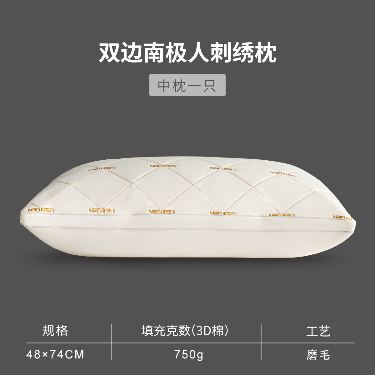 Almohada de fibra de soja de algodón, núcleo de almohada, un par de protectores cervicales para ayudar a dormir, dormitorio de estudiantes, sin colapsar, hombre entero