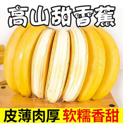 【10斤批发】云南高山香蕉新鲜当季水果整箱芭蕉小米蕉甜香焦批发