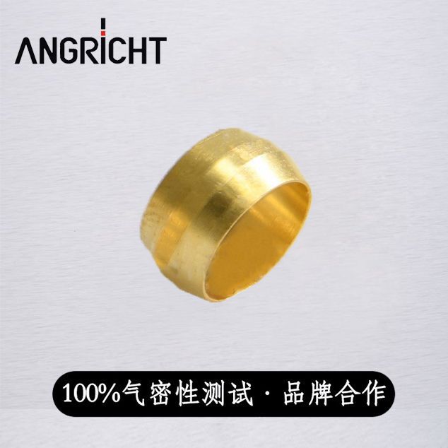 厂家供应铜油管卡套接头密封圈金属快速气动接头油令头