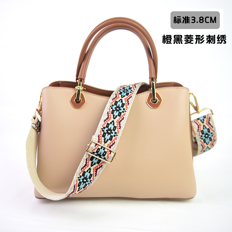 Bolso bandolera con accesorios ultra anchos, bolso de color, correa gruesa, correa de repuesto alargada, correa de hombro de bolso universal ajustable
