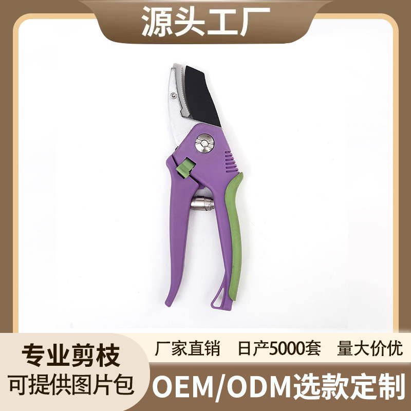 货源供应富邦果枝剪园林剪园艺剪省力花园修枝剪实用园林工具批发