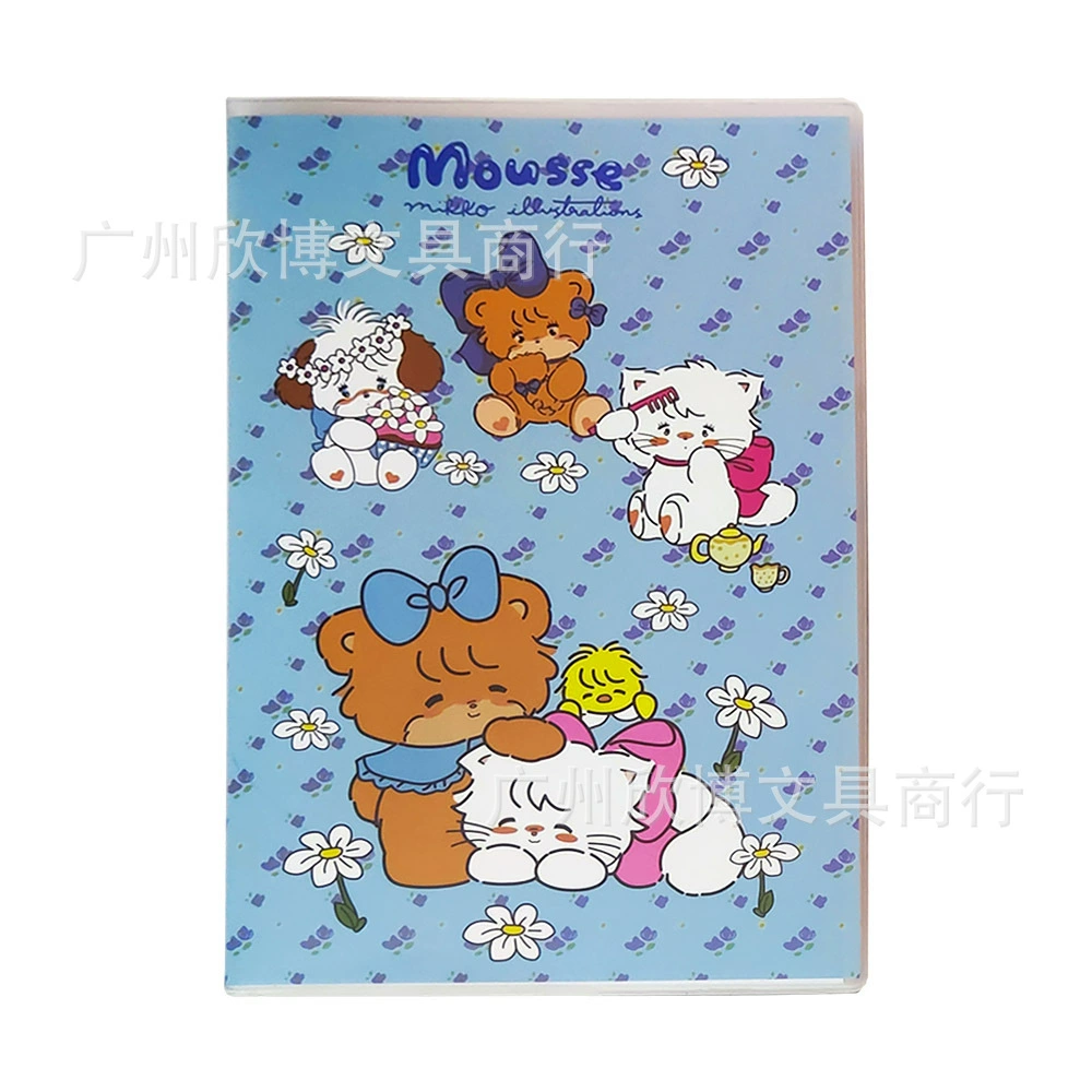 Notebook (Mikko) Creative Cartoon Coloring Pages with Rubber Sleeve, 3 Sizes (48 pictures)
