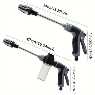 Hot Selling Long Bar Gun Car Wash Water Gun Household Car Wash Tool Metal Long Bar Glue Handle Car Wash Water Gun