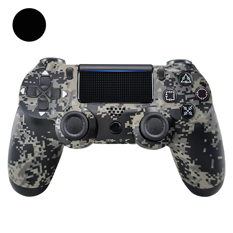 Control Inalámbrico Bluetooth P4 de ABS con Doble Motor de Vibración para Consola P4 y PC